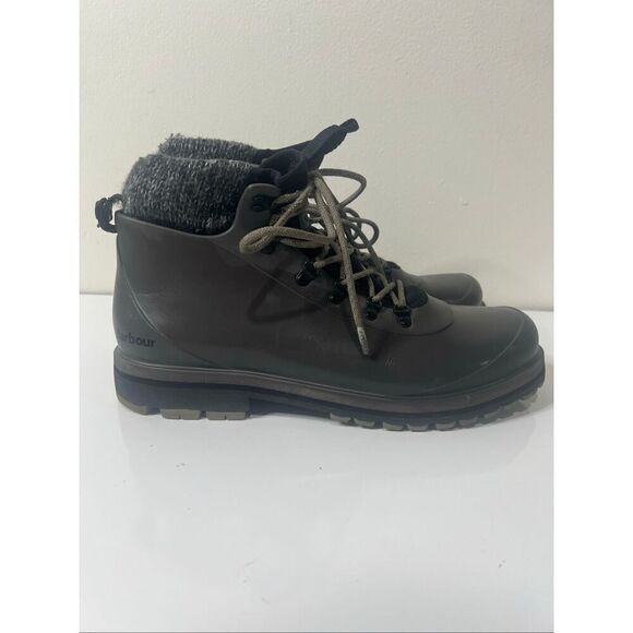 Barbour Men\'s Zed Hiker Cold Weather Boots Charcoal Gray Sz 11 main image 5